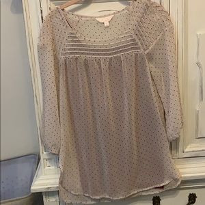 Lauren Conrad sheer dress top